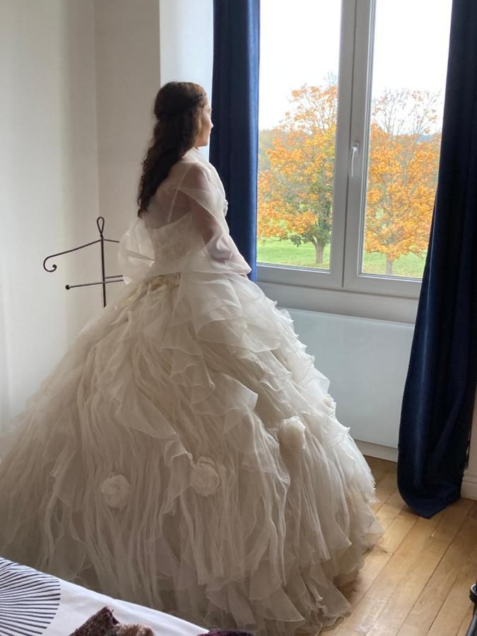 Chambre Romantique Dans Le Chateau De La Bouchatte Chazemais Exteriér fotografie